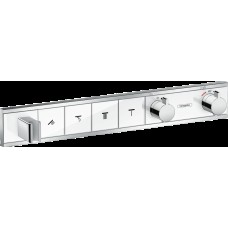 Термостат прихованого монтажу RainSelect на 4 клавіші, White/Chrome (15357400)