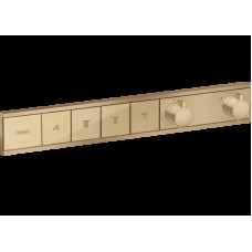 Термостат прихованого монтажу RainSelect на 4 клавіші, Brushed Bronze (15382140)