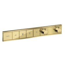Термостат прихованого монтажу RainSelect на 4 клавіші, Polished Gold Optic (15382990)