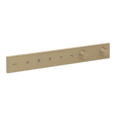 Термостат прихованого монтажу RainSelect на 5 клавіш, Brushed Bronze (15384140)