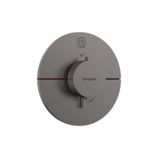Термостат прихованого монтажу ShowerSelect Comfort S на 1 функцію, Brushed Black Chrome (15553340)