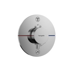 Термостат прихованого монтажу ShowerSelect Comfort S на 2 функції, Chrome (15554000)