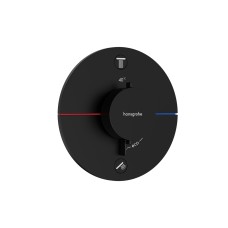 Термостат прихованого монтажу ShowerSelect Comfort S на 2 функції, Matt Black (15554670)