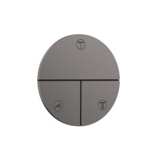 Перемикач ShowerSelect Comfort S на 3 функції, Brushed Black Chrome (15558340)