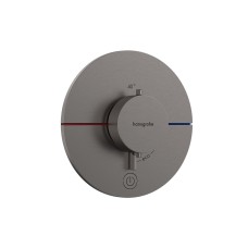 Термостат прихованого монтажу ShowerSelect Comfort S HighFlow на 1 функцію, Brushed Black Chromе (15562340)