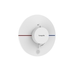 Термостат прихованого монтажу ShowerSelect Comfort S HighFlow на 1 функцію, Matt White (15562700)
