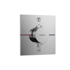 Термостат прихованого монтажу ShowerSelect Comfort E на 2 функції, Chrome (15572000)