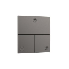 Перемикач ShowerSelect Comfort E на 3 функції, Brushed Black Chrome (15573340)