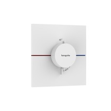 Термостат прихованого монтажу ShowerSelect Comfort E HighFlow, Matt White (15574700)