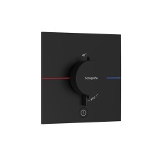 Термостат прихованого монтажу ShowerSelect Comfort E HighFlow на 1 функцію, Matt Black (15575670)