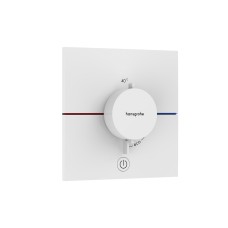 Термостат прихованого монтажу ShowerSelect Comfort E HighFlow на 1 функцію, Matt White (15575700)