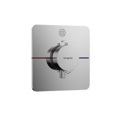 Термостат прихованого монтажу ShowerSelect Comfort Q на 1 функцію, Chrome (15581000)