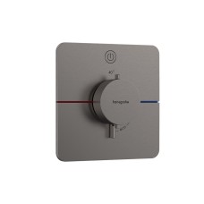 Термостат прихованого монтажу ShowerSelect Comfort Q на 1 функцію, Brushed Black Chrome (15581340)