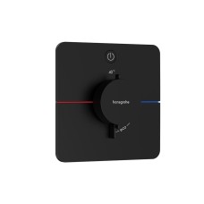 Термостат прихованого монтажу ShowerSelect Comfort Q на 1 функцію, Matt Black (15581670)
