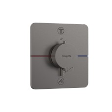 Термостат прихованого монтажу ShowerSelect Comfort Q на 2 функції, Brushed Black Chrome (15583340)