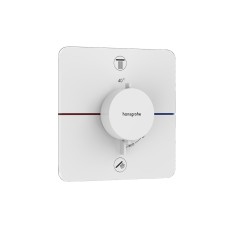 Термостат прихованого монтажу ShowerSelect Comfort Q на 2 функції, Matt White (15583700)