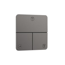 Перемикач ShowerSelect Comfort Q на 3 функції, Brushed Black Chrome (15587340)