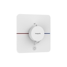 Термостат прихованого монтажу ShowerSelect Comfort Q HighFlow на 1 функцію, Matt White (15589700)