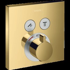 Термостат прихованого монтажу ShowerSelect на 2 клавіші Polished Gold Optic (15763990)