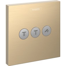 Перемикач ShowerSelect на 3 клавіші Brushed Bronze (15764140)