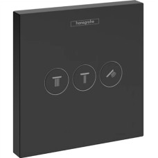 Перемикач ShowerSelect на 3 клавіші Matt Black (15764670)