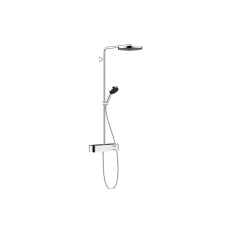 Душова система Pulsify S Showerpipe 260 1jet 400 EcoSmart, Chrome (24221000)