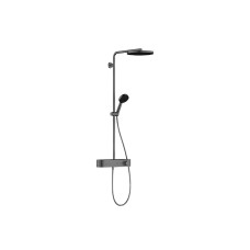 Душова система Pulsify Showerpipe 260 1jet 400 EcoSmart, Brushed Black Chrome (24221340)