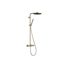 Душова система Pulsify S Puro Showerpipe 260 1jet EcoSmart з Ecostat Fine, Brushed Bronze (24223140)