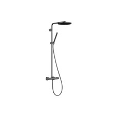 Душова система Pulsify S Puro Showerpipe 260 1jet EcoSmart з Ecostat Fine, Brushed Black (24223340)