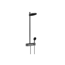Душова система Pulsify Showerpipe 260 2jet 400 EcoSmart, Brushed Black Chrome (24241340)