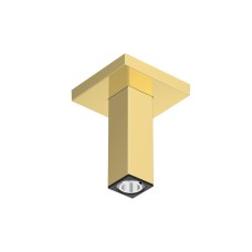Кронштейн для верхнього душу зі стелі E 100 мм Polished Gold Optic (24338990)