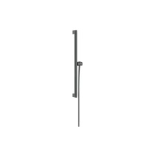 Душова штанга Unica E Puro 65 см зі шлангом 160 см, Brushed Black Chrome (24404340)