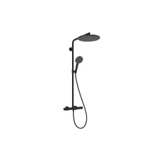 Душова система Raindance Alive S Puro 300 1jet EcoSmart з Ecostat Element, Matt Black (24593670)