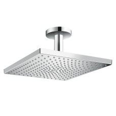 Верхній душ Raindance Select E 300 1jet Air EcoSmart з тримачем до стелі, Chrome (26251000)