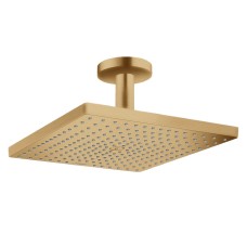 Верхній душ Raindance Select E 300 1jet Air EcoSmart з тримачем до стелі, Brushed Bronze (26251140)