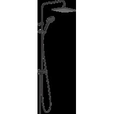Душова система Vernis Shape Showerpipe 230 1jet Reno без змішувача, Matt Black (26282670)