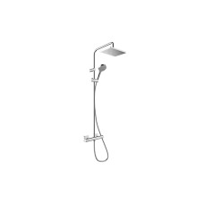 Душова система Vernis Shape Showerpipe 230 1jet Green з термостатом, Chrome (26319000)