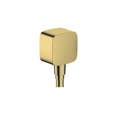 Шлангове під'єднання FixFit E зі зворотнім клапаном, Polished Gold Optic (26457990)