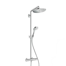 Душова система Croma Select S 280 RainAir 1jet Showerpipe для душу з термостатом, хром (26790000)