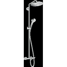Душова система Croma Select S 280 RainAir 1jet Showerpipe для ванни з термостатом, хром (26792000)