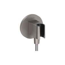 Шлангове під'єднання FixFit Porter S з тримачем Brushed Black Chrome (26888340)