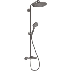 Душова система Croma Select S 280 1jet Showerpipe з термостатом Brushed Black Chrome (26890340)