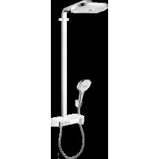 Душова система Raindance Select E 300 3Jet з термостатом ShowerTablet, White/Chrome (27127400)