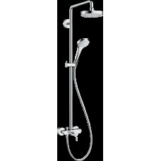 Душова система Croma Select S 180 2jet Showerpipe зі змішувачем, White/Chrome (27255400)