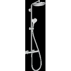 Душова система Crometta S Showerpipe 240 1jet EcoSmart з термостатом: 9л/хв (27268000)