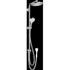 Душова система Crometta S Showerpipe Reno 240 1jet без змішувача, Chrome (27270000)