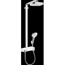 Душова система Raindance Select E 300 2jet ST з термостатом, Showerpipe EcoSmart,9 л/хв, White/Chrome (27283400)