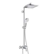 Душова система Crometta E Showerpipe 240 1jet зі змішувачем  (27284000)