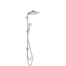 Душова система Crometta E Showerpipe 240 1jet EcoSmart 9л/хв Reno без змішувача, Chrome (27289000)