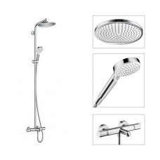 Душова система Crometta S Showerpipe 240 1jet для ванни з термостатом (27320000)